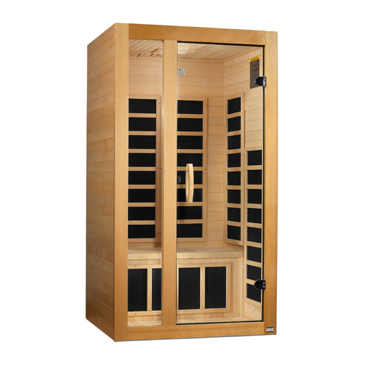 ***New 2026 Model*** Dynamic "Gracia" 1-2 Person Ultra Low EMF FAR IR Sauna (DYN-6119-01 Elite)