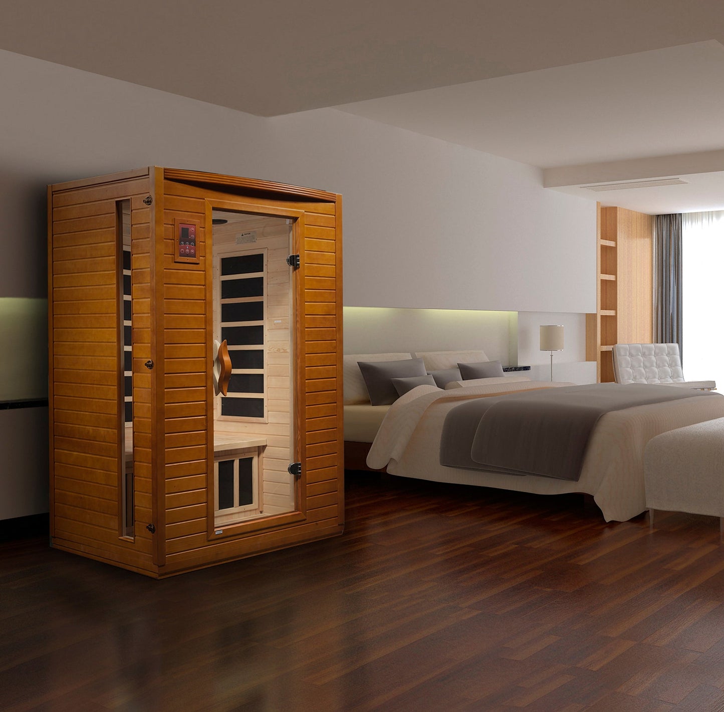 Dynamic "Versailles" 2 Person Ultra Low EMF Far IR Sauna (DYN-6202-03 Elite)