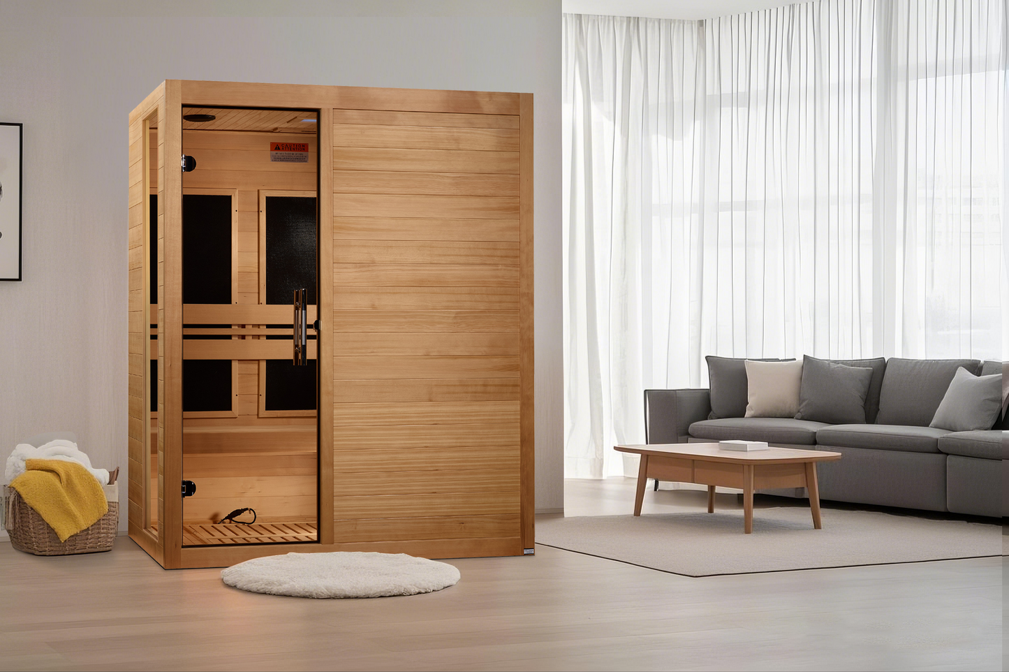 ***New 2026 Model*** Dynamic "Toscana" 3 Person Low EMF FAR IR Sauna (DYN-6315-05)