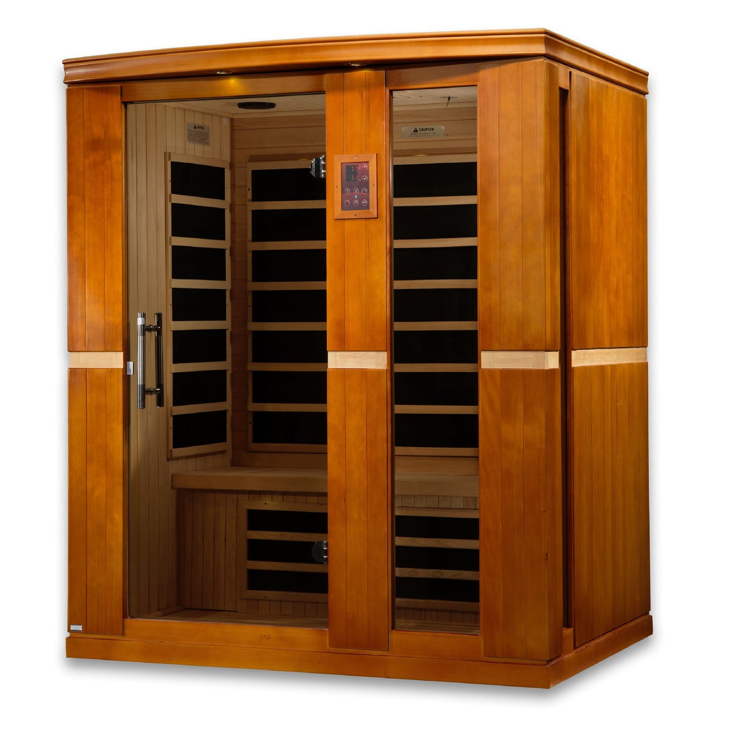 Dynamic "Palermo" 3 Person Low EMF Far IR Sauna (DYN-6330-01)