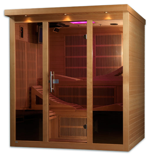 Golden Designs "Monaco" Near Zero EMF Far IR Sauna (GDI-6996-01 Elite)