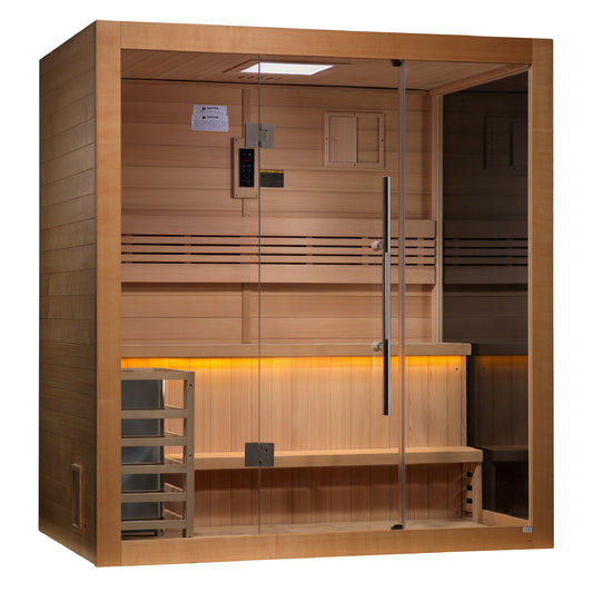 Golden Designs "Forssa" 3-4 Person Traditional Sauna (GDI-7203-01)