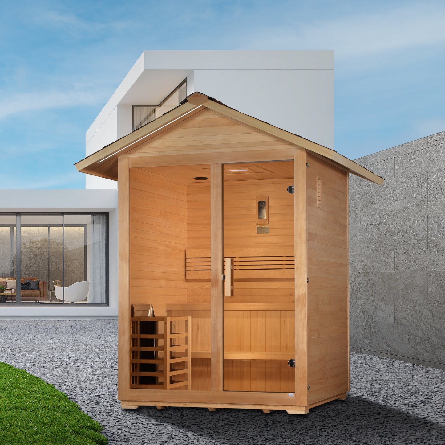 Golden Designs "Arlberg" 3 Person Traditional Outdoor Sauna (GDI-8103-01)