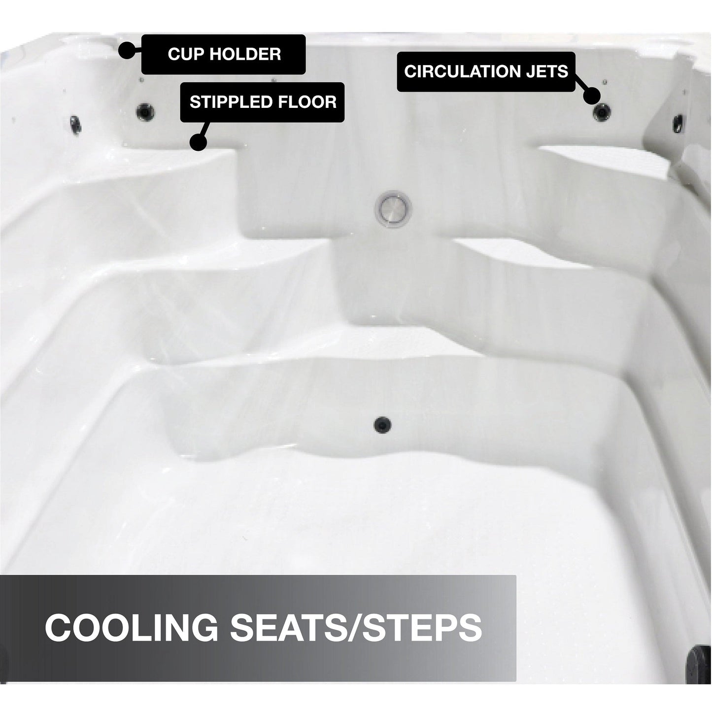 St Lawrence 20ft GL 17-Person 73-Jet Swim Spa