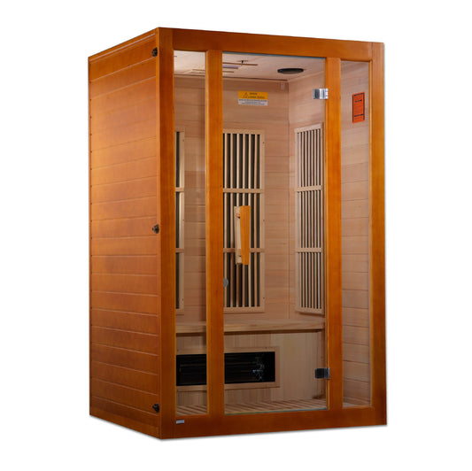 Maxxus "Aspen" Dual Tech 2 person Low EMF FAR IR Sauna (MX-J206-02S)