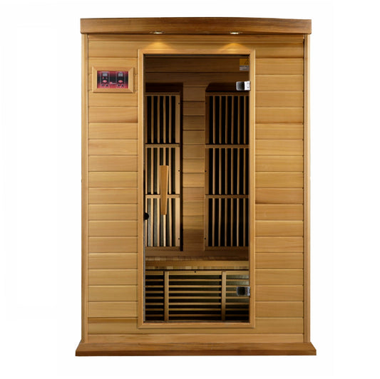 Maxxus 2 Person Low EMF FAR IR Sauna (MX-K206-01-CED)