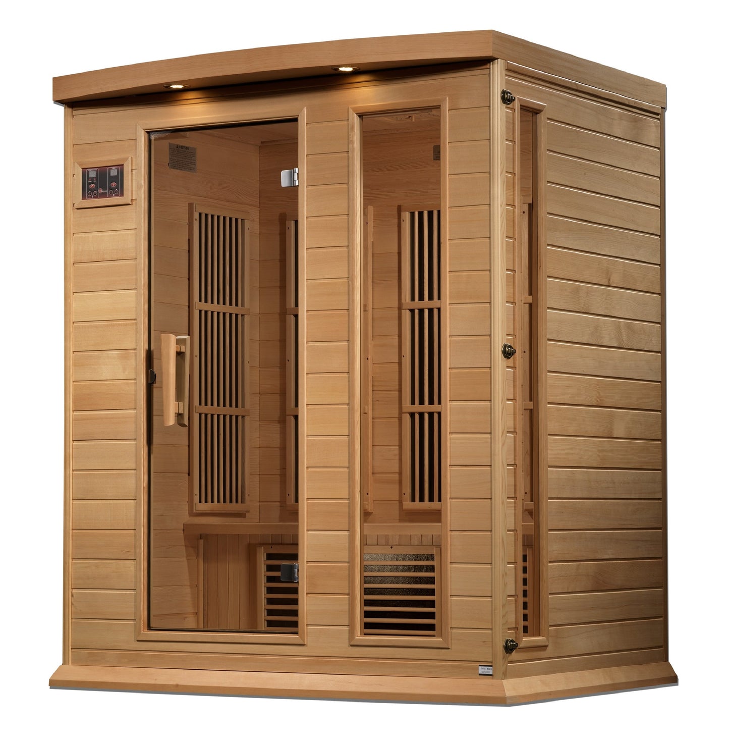 Maxxus 3 Person Near Zero EMF FAR IR Sauna (MX-K306-01-ZF HEM)