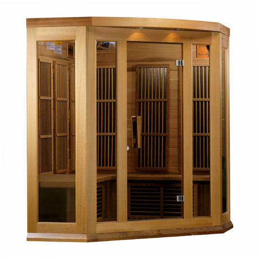 Maxxus 3 Person Low EMF FAR IR Sauna (MX-K356-01-ZF CED)
