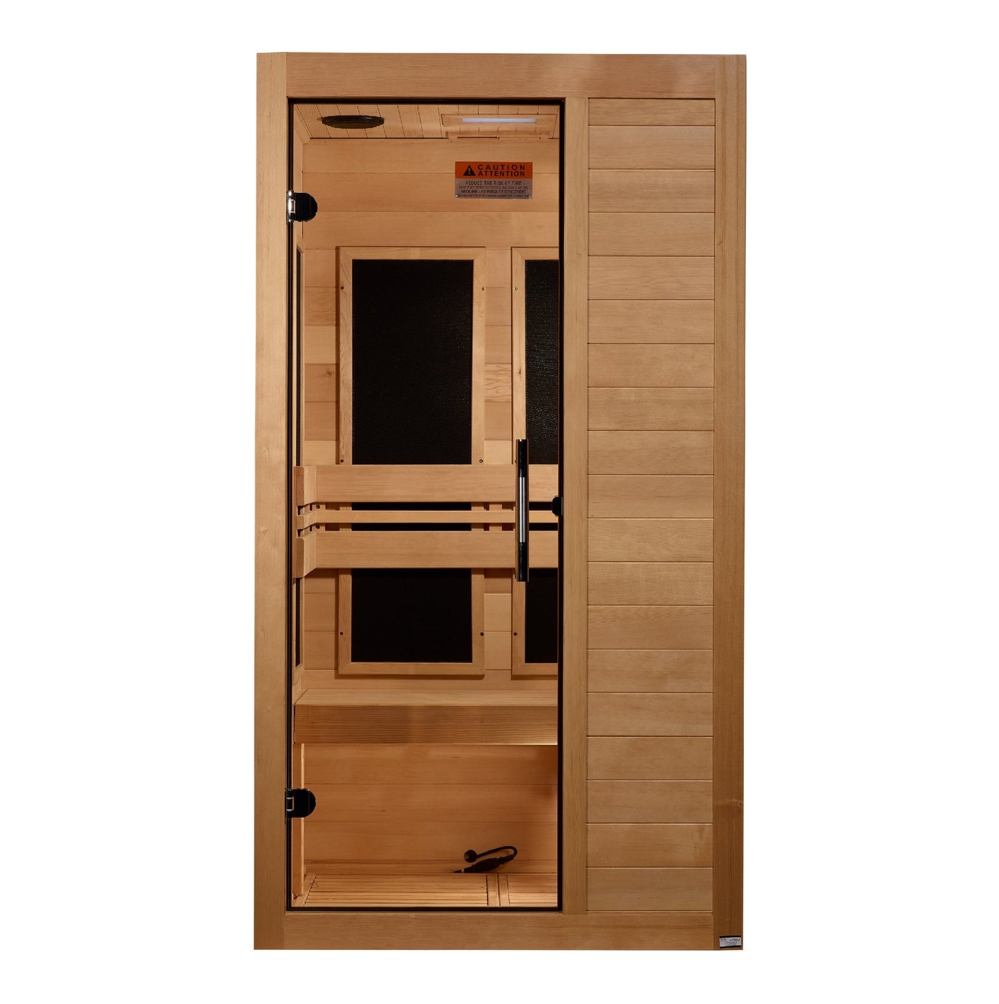 ***New 2026 Model*** Dynamic "Veneto" 1-2 Person Ultra Low EMF FAR IR Sauna (DYN-6115-05 Elite)