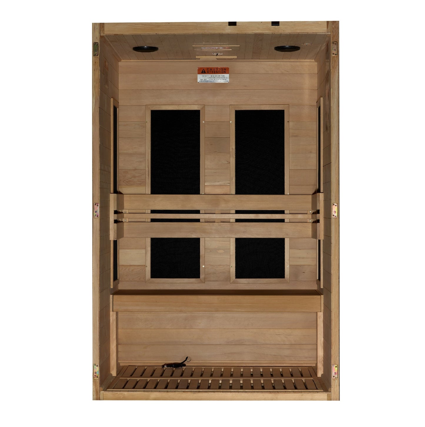 Maxxus "S-Line" 2 Person Ultra Low EMF FAR IR Sauna (MX-S206-01 ELITE)