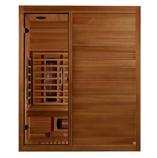 Maxxus "S-Line" 3 Person Full Spectrum IR Sauna (MX-S306-01-FS-PC)