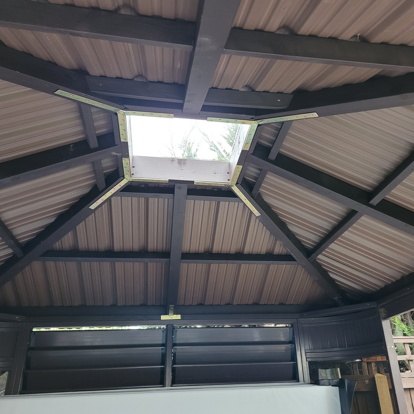 Fraser Gazebo 10ft x 10ft - Coffee