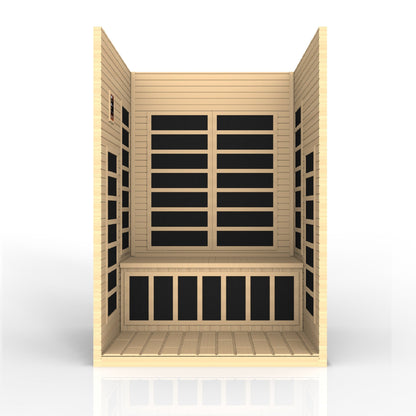 Dynamic "Santiago" 2 Person Low EMF FAR IR Sauna (DYN-6209-01)