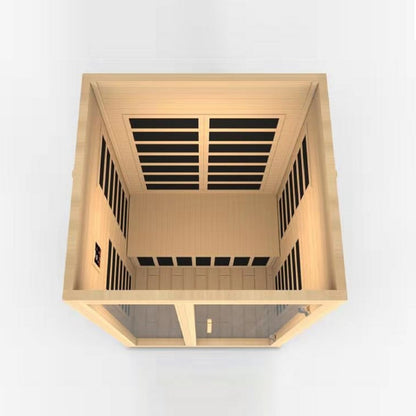 Dynamic "Santiago" 2 Person Low EMF FAR IR Sauna (DYN-6209-01)