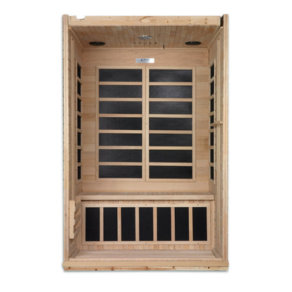 Dynamic "Venice" 2 Person Ultra Low EMF - Far Infrared Sauna (DYN-6210-01 Elite)
