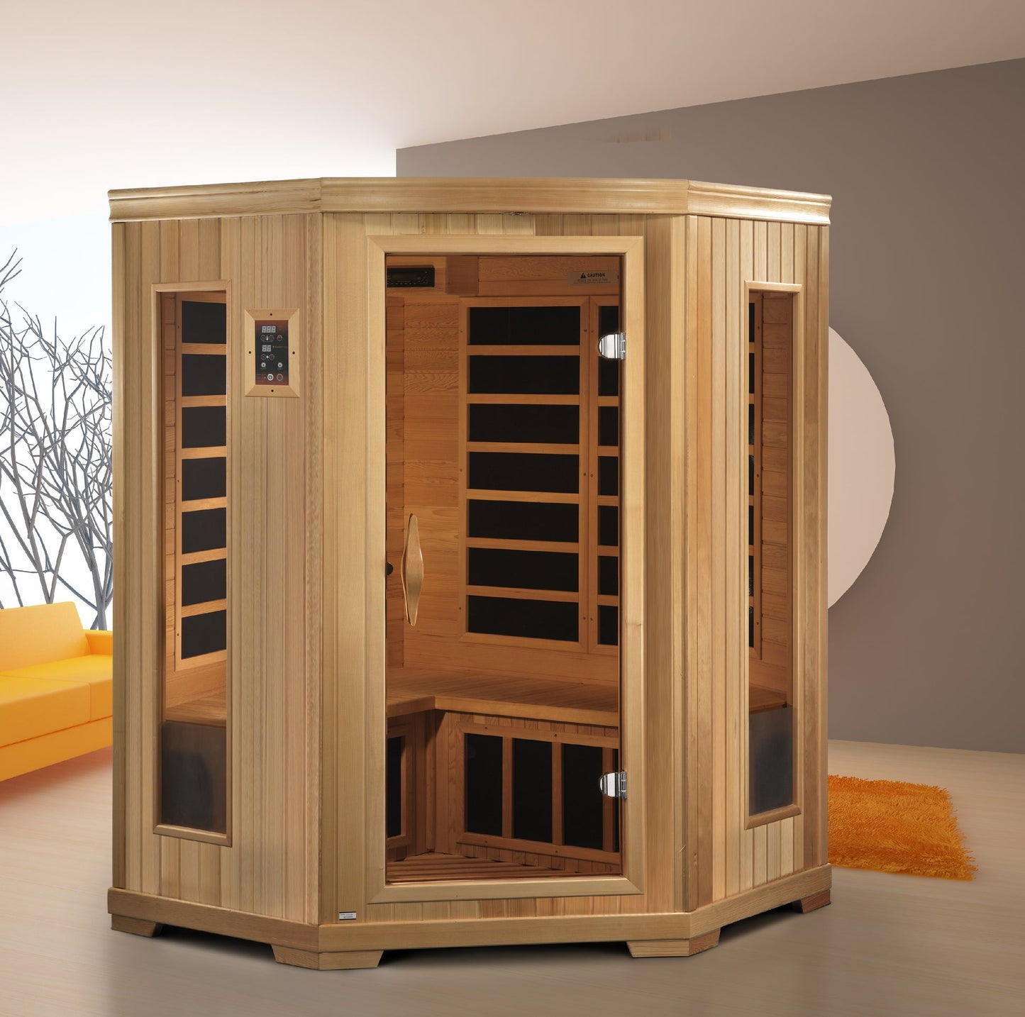 Golden Designs "Torino" Low EMF Far IR Sauna (GDI-3356-01) (Canada Only)