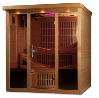 Golden Designs "Monaco" Near Zero EMF Far IR Sauna (GDI-6996-01 Elite)