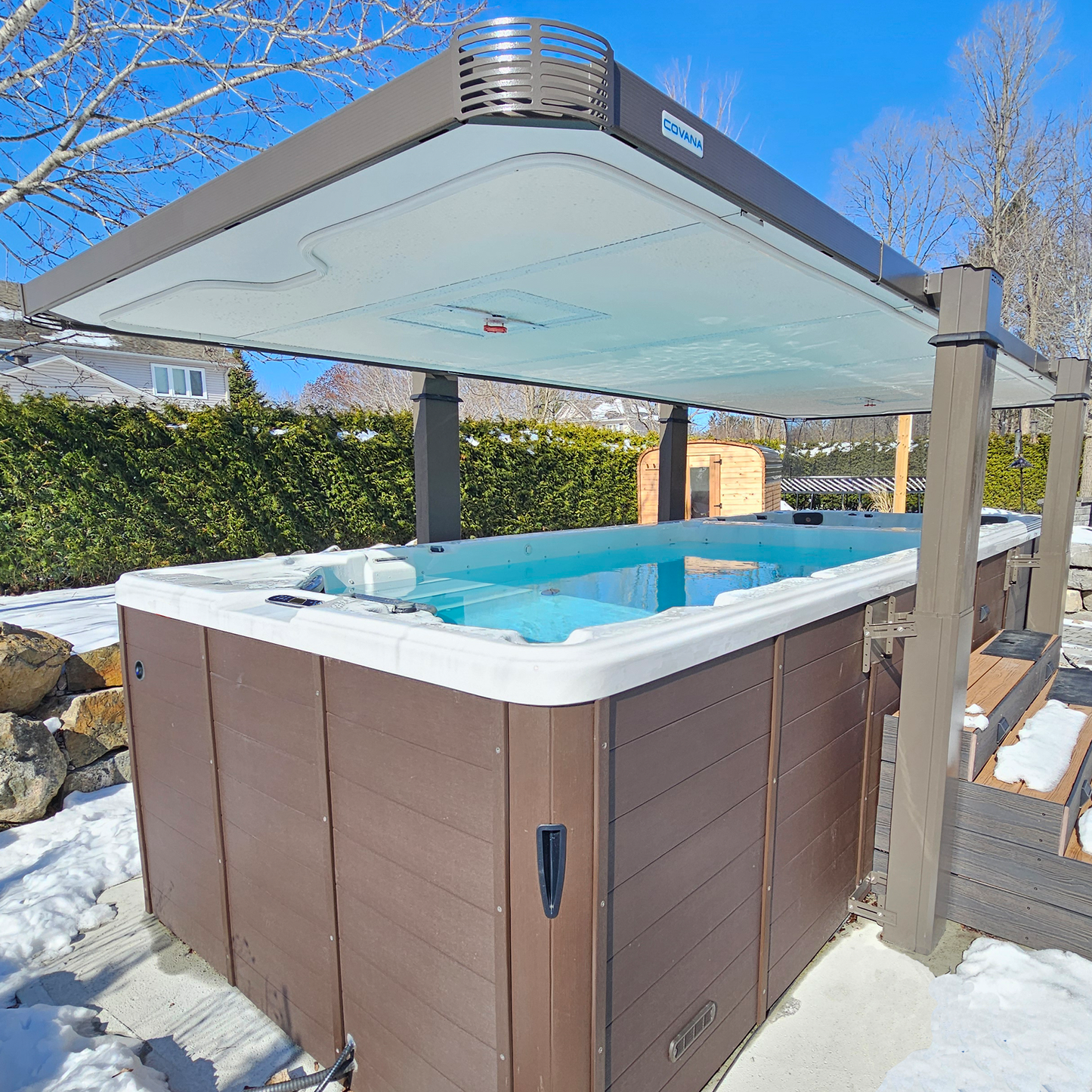 St Lawrence 20ft GL 17-Person 73-Jet Swim Spa