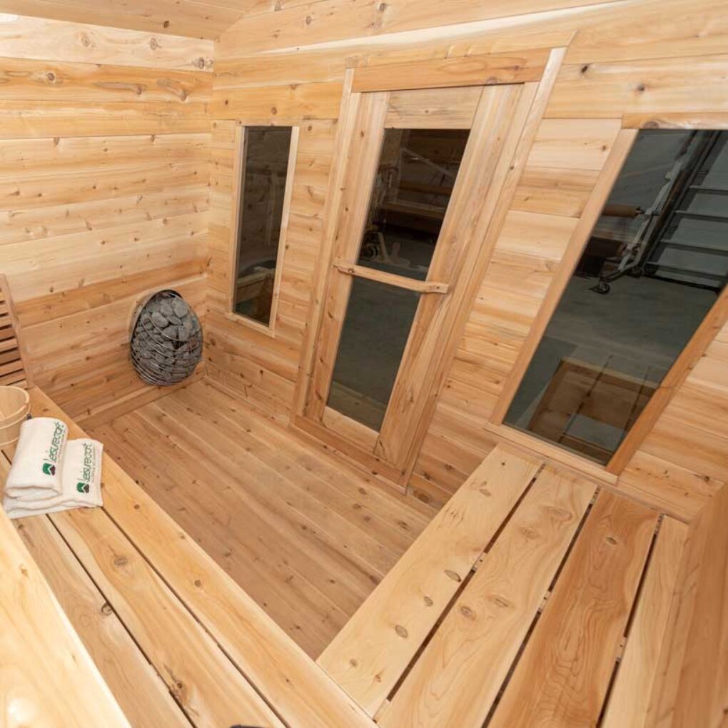 CT Georgian Cabin Sauna with Porch