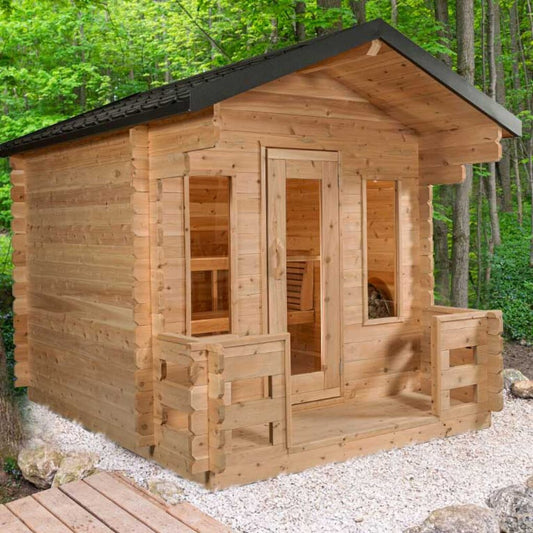 CT Georgian Cabin Sauna with Porch