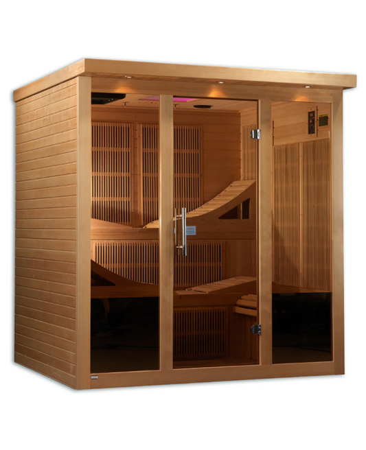 Golden Designs "Monaco" Near Zero EMF Far IR Sauna (GDI-6996-01 Elite)