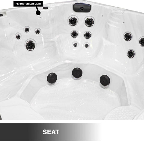 Superior 7-Person 52-Jet Non-Lounger Hot Tub