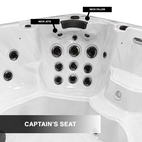 Superior 7-Person 52-Jet Non-Lounger Hot Tub