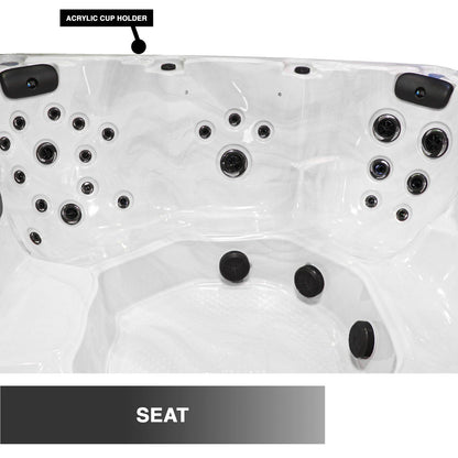 Superior 7-Person 52-Jet Non-Lounger Hot Tub
