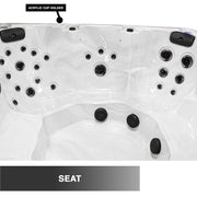 Superior 7-Person 52-Jet Non-Lounger Hot Tub
