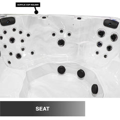 Superior 7-Person 52-Jet Non-Lounger Hot Tub