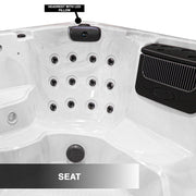 Superior 7-Person 52-Jet Non-Lounger Hot Tub