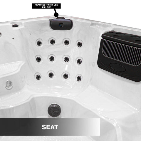 Superior 7-Person 52-Jet Non-Lounger Hot Tub