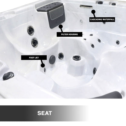 Michigan 6-Person 43-Jet Hot Tub