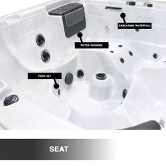 Michigan 6-Person 43-Jet Hot Tub