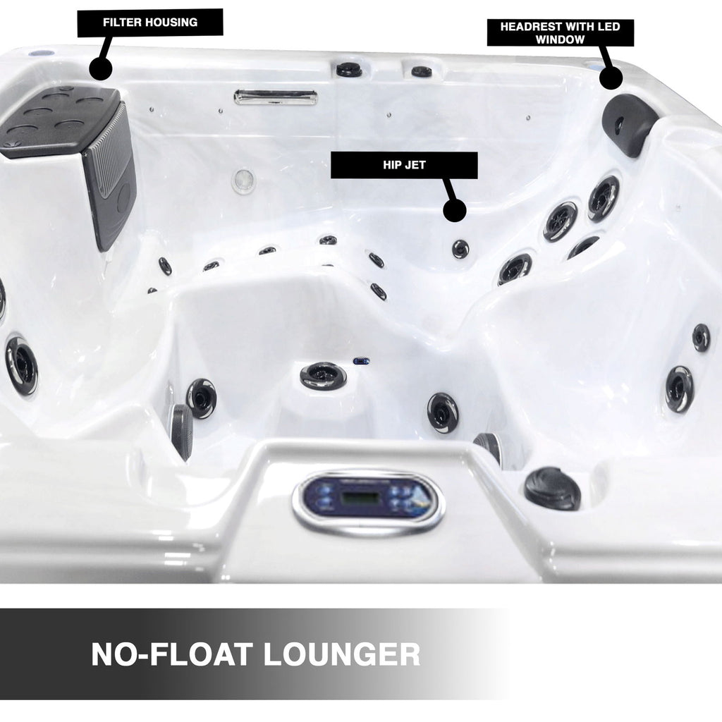 Michigan 6-Person 43-Jet Hot Tub