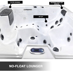 Michigan 6-Person 43-Jet Hot Tub