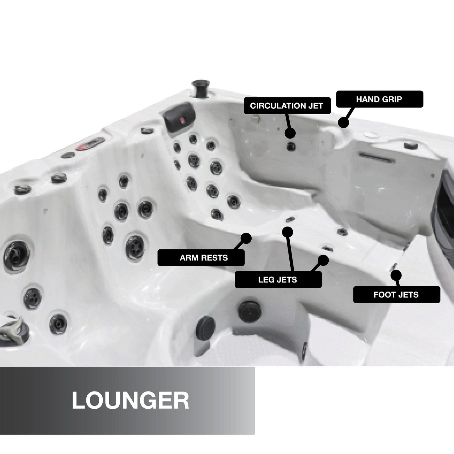 St Lawrence 20ft GL 17-Person 73-Jet Swim Spa