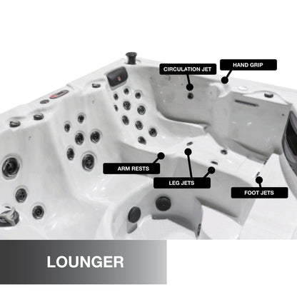St Lawrence 20ft GL 17-Person 73-Jet Swim Spa
