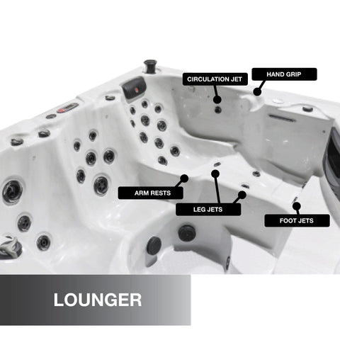 St Lawrence 20ft GL 17-Person 73-Jet Swim Spa