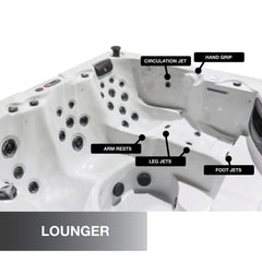 St Lawrence 20ft GL 17-Person 73-Jet Swim Spa