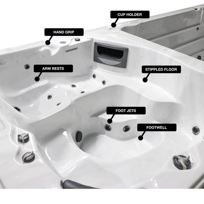 St Lawrence 20ft GL 17-Person 73-Jet Swim Spa