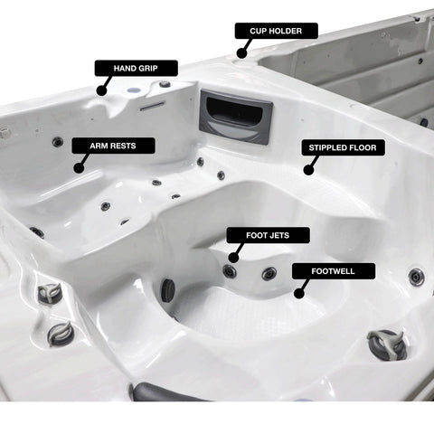 St Lawrence 20ft GL 17-Person 73-Jet Swim Spa