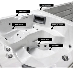 St Lawrence 20ft GL 17-Person 73-Jet Swim Spa