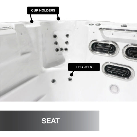 St Lawrence 20ft GL 17-Person 73-Jet Swim Spa