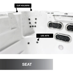 St Lawrence 20ft GL 17-Person 73-Jet Swim Spa