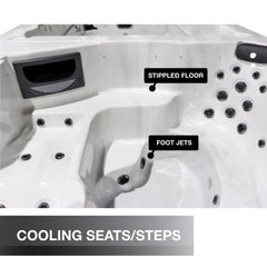 St Lawrence 20ft GL 17-Person 73-Jet Swim Spa