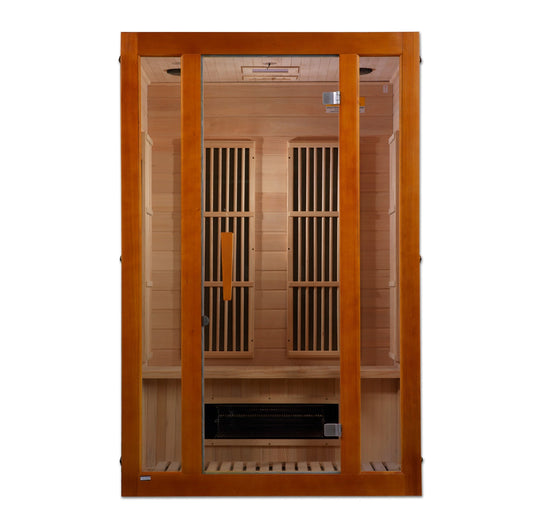 Maxxus "Aspen" Dual Tech 2 person Low EMF FAR IR Sauna (MX-J206-02S)