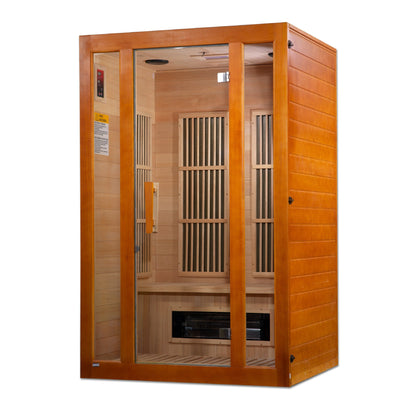 Maxxus "Aspen" Dual Tech 2 person Low EMF FAR IR Sauna (MX-J206-02S)
