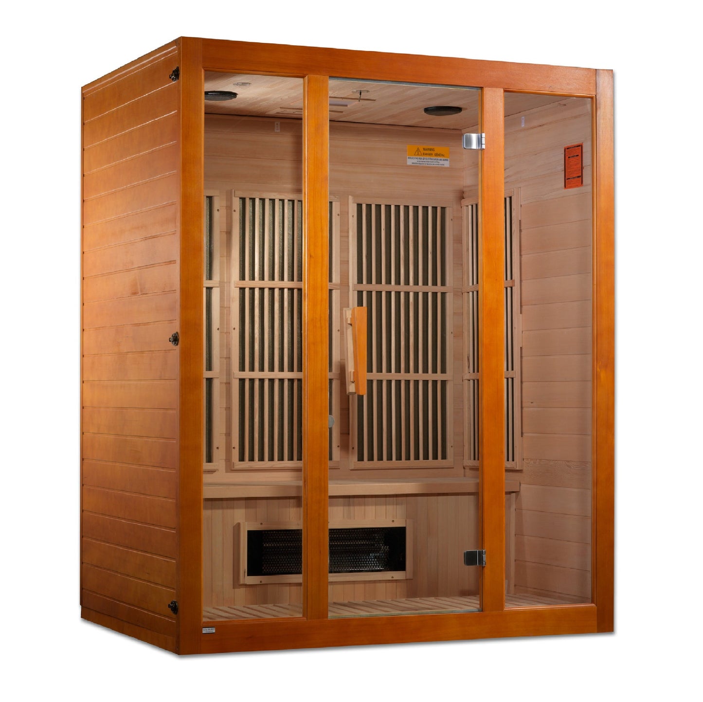 Maxxus "Alpine" Dual Tech 3 person Low EMF FAR IR Sauna (MX-J306-02S)