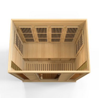 Maxxus 4 Person Low EMF FAR IR Sauna (MX-K406-01)